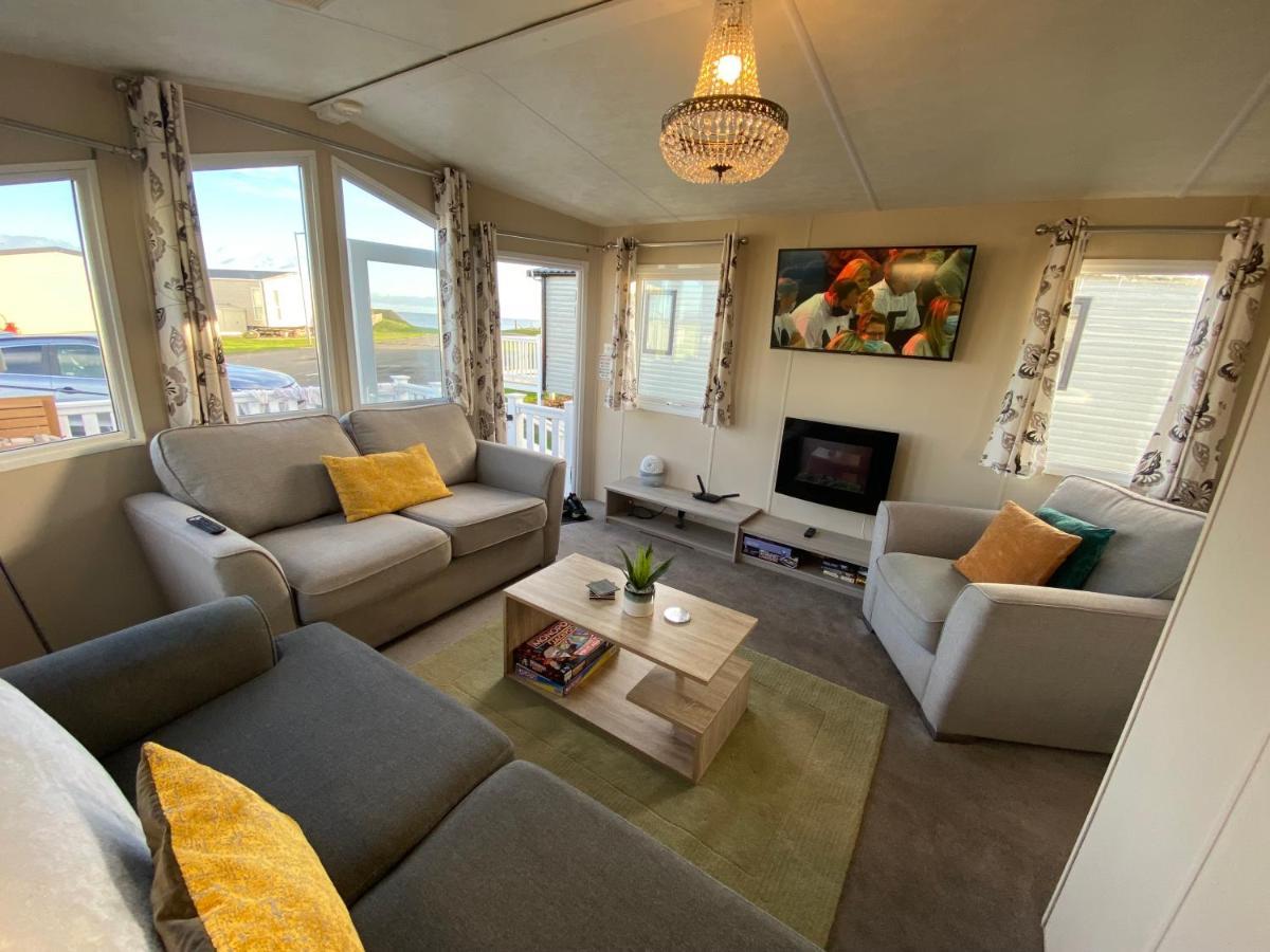 Cosy&Modern Private Seaview Caravan North Seaton Extérieur photo