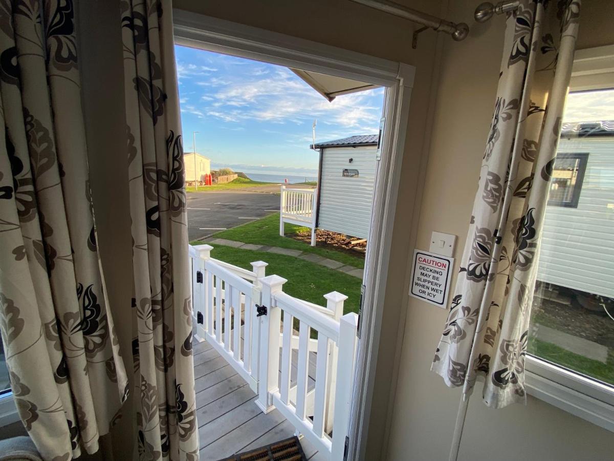 Cosy&Modern Private Seaview Caravan North Seaton Extérieur photo