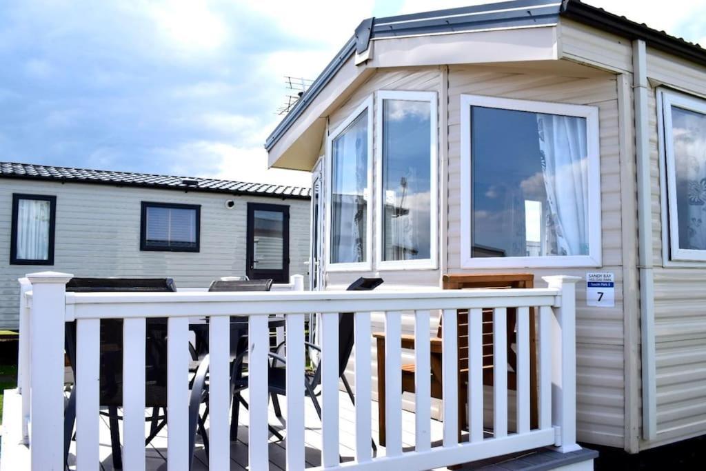 Cosy&Modern Private Seaview Caravan North Seaton Extérieur photo