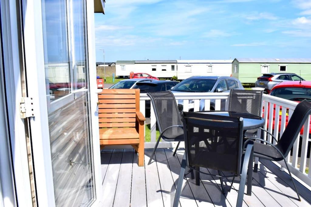 Cosy&Modern Private Seaview Caravan North Seaton Extérieur photo